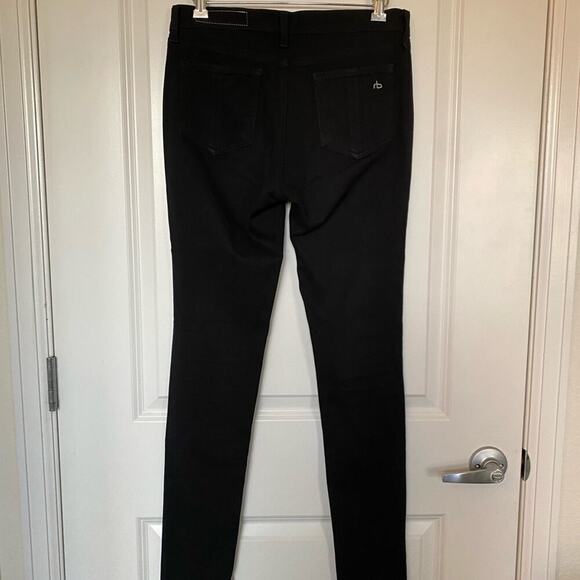 Rag & Bone Mid Rise Soft Twill Skinny Leggings - Picture 11 of 11